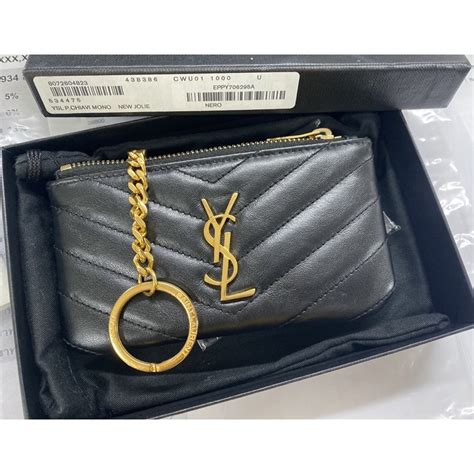 ysl keychain fake|ysl key pouch.